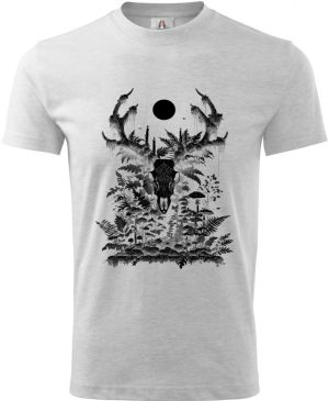 Lesní duch, černý potisk