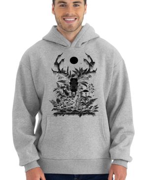 Lesní duch, černý potisk