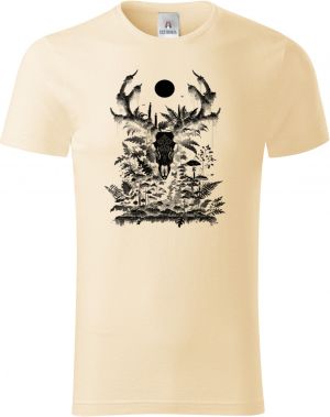 Lesní duch, černý potisk