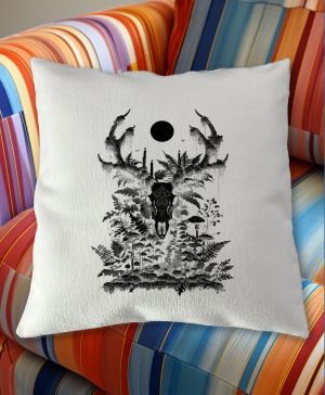 Lesní duch, černý potisk