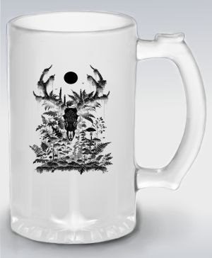 Lesní duch, černý potisk