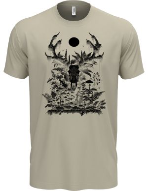 Lesní duch, černý potisk