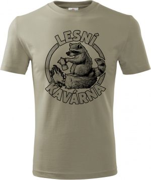 Lesní kavárna, černý tisk
