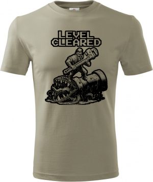 Level Cleared, černý tisk