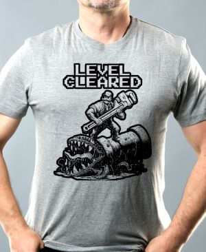 Level Cleared, černý tisk