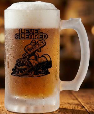 Level Cleared, černý tisk