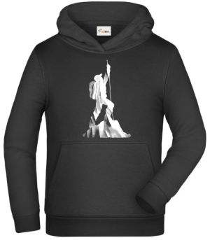 Lezec v oblacích, bílý potisk