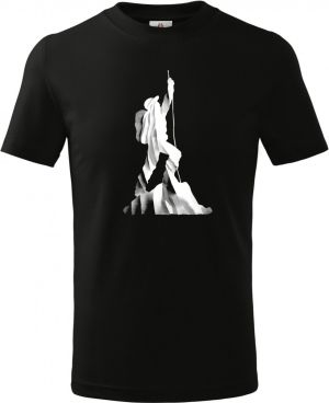 Lezec v oblacích, bílý potisk