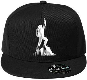 Lezec v oblacích, bílý potisk