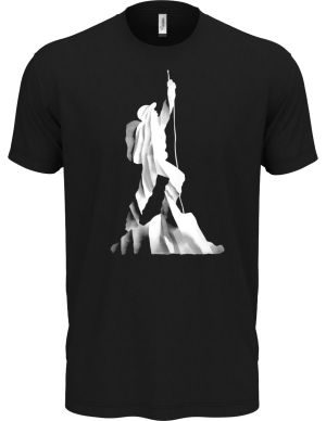 Lezec v oblacích, bílý potisk