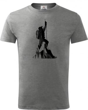 Lezec v oblacích, černý potisk