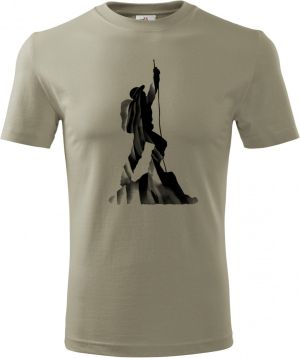 Lezec v oblacích, černý potisk