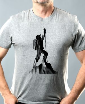 Lezec v oblacích, černý potisk