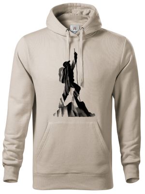 Lezec v oblacích, černý potisk