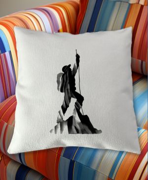 Lezec v oblacích, černý potisk