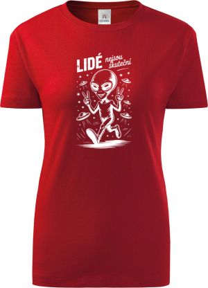 Lidé nejsou skuteční, bílý tisk