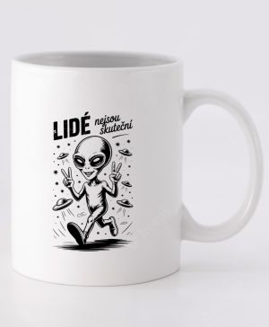 Lidé nejsou skuteční, černý tisk