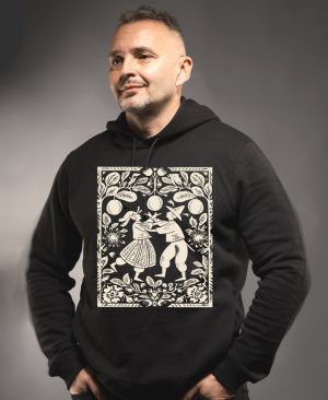 Lidový tanec, folklor, bílý tisk