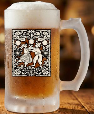 Lidový tanec, folklor, bílý tisk