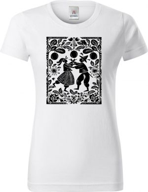 Lidový tanec, folklor, černý tisk