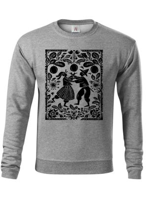 Lidový tanec, folklor, černý tisk