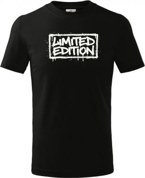 Limited edition, bílý potisk