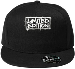 Limited edition, bílý potisk