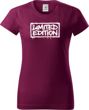 Limited edition, bílý potisk