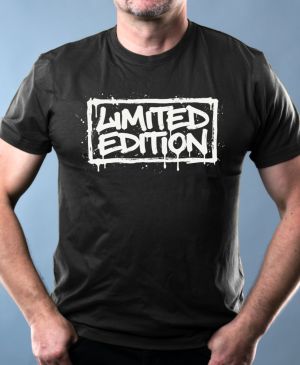 Limited edition, bílý potisk