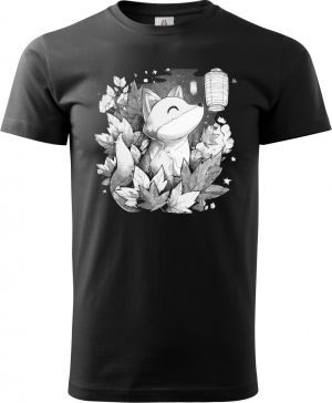 Liška a lampion, bílý potisk