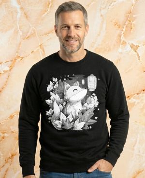 Liška a lampion, bílý potisk