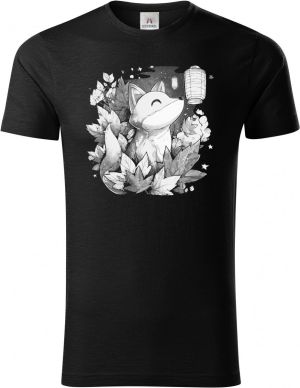 Liška a lampion, bílý potisk