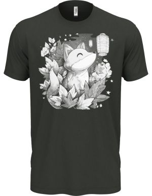 Liška a lampion, bílý potisk