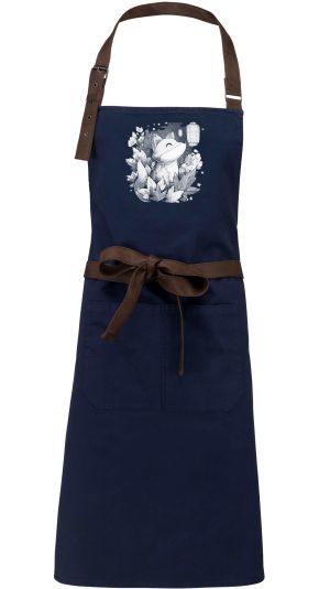 Liška a lampion, bílý potisk