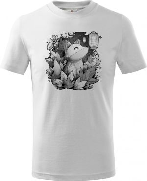 Liška a lampion, černý potisk