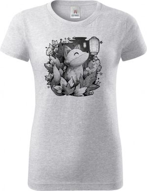 Liška a lampion, černý potisk