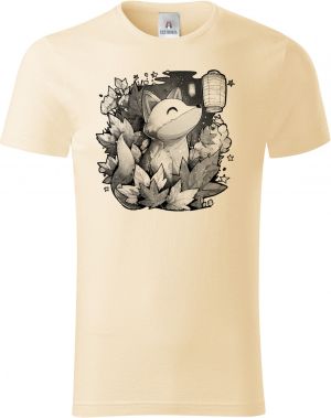 Liška a lampion, černý potisk