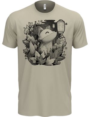 Liška a lampion, černý potisk