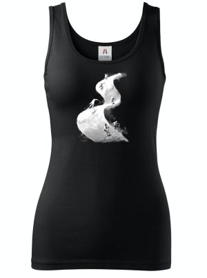 Lyžařská vlna, bílý tisk