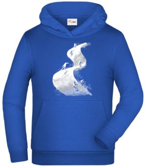 Lyžařská vlna, bílý tisk