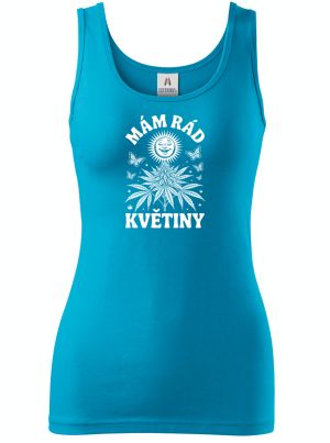 Mám rád květiny, bílý potisk