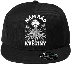 Mám rád květiny, bílý potisk