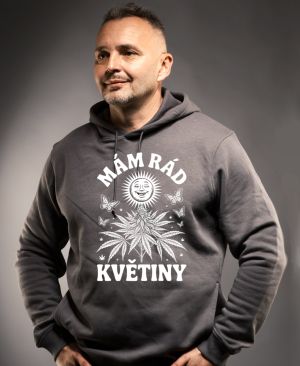 Mám rád květiny, bílý potisk