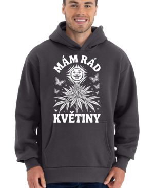 Mám rád květiny, bílý potisk