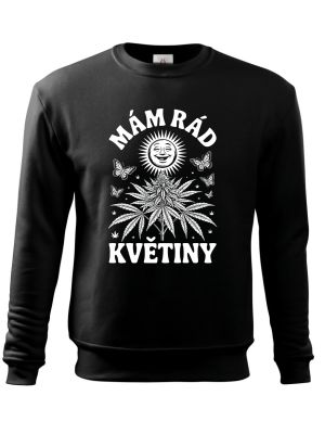 Mám rád květiny, bílý potisk