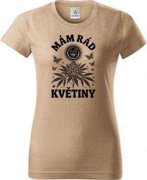 Mám rád květiny, černý tisk