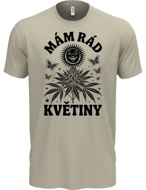 Mám rád květiny, černý tisk