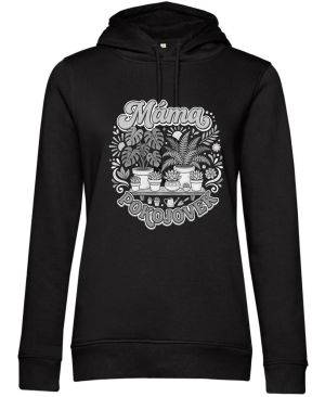 Máma pokojovek, bílý tisk