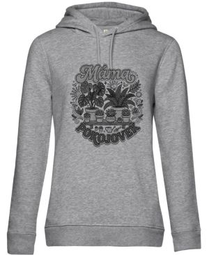 Máma pokojovek, černý tisk