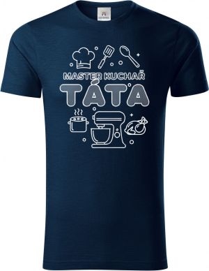 Master kuchař táta, bílý tisk